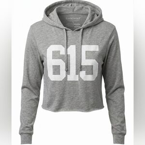 Code Word "615" Cropped Hoodie